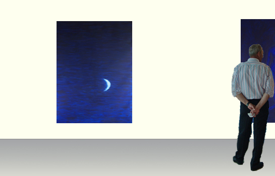 Floating moon _ Yvonne Rooding